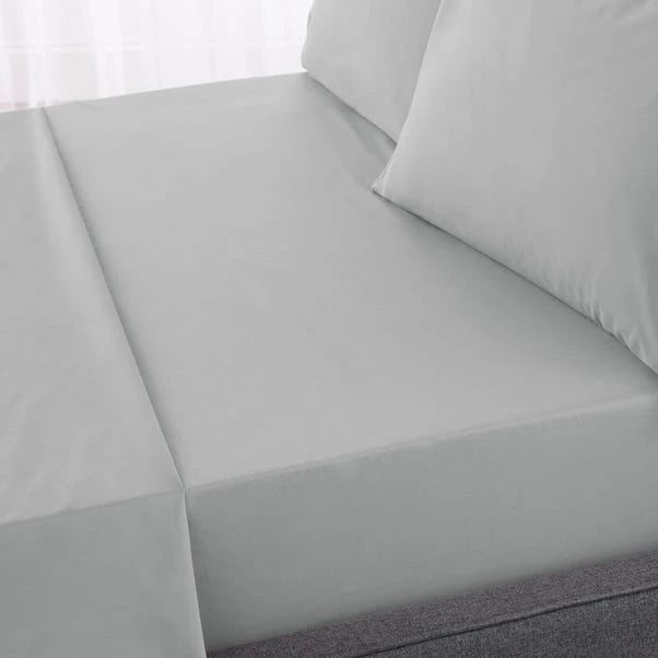 Hotel 230 Thread Count Crisp Cotton Percale Fitted Sheet 12 Hotel 230 Thread Count Crisp Cotton Percale Fitted Sheet - Image 10