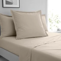 Pure Cotton Continental Square Pillowcase 39 Pure Cotton Continental Square Pillowcase -Dunelm Shop 30832538