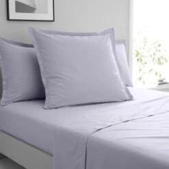 Pure Cotton Continental Square Pillowcase 37 Pure Cotton Continental Square Pillowcase -Dunelm Shop 30832631