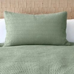 Amberley Waffle Standard Pillowcase -Dunelm Shop 30834900
