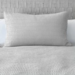 Amberley Waffle Standard Pillowcase -Dunelm Shop 30834901