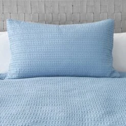 Amberley Waffle Standard Pillowcase -Dunelm Shop 30834903