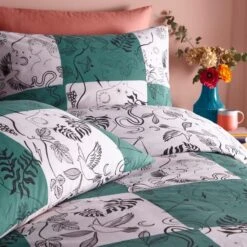 Furn. Mythos Checkerboard Duvet Cover & Pillowcase Set 15 Furn. Mythos Checkerboard Duvet Cover & Pillowcase Set -Dunelm Shop 30853869 alt01