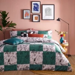 Furn. Mythos Checkerboard Duvet Cover & Pillowcase Set 13 Furn. Mythos Checkerboard Duvet Cover & Pillowcase Set -Dunelm Shop 30853871 alt06