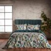 EW By Edinburgh Weavers Aretha Paisley Teal 100% Cotton Sateen Duvet Cover & Pillowcase Set -Dunelm Shop 30856798