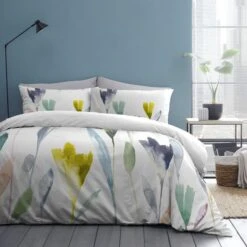 Pollensa Multicoloured Floral Duvet Cover And Pillowcase Set 22 Pollensa Multicoloured Floral Duvet Cover And Pillowcase Set -Dunelm Shop 30858161