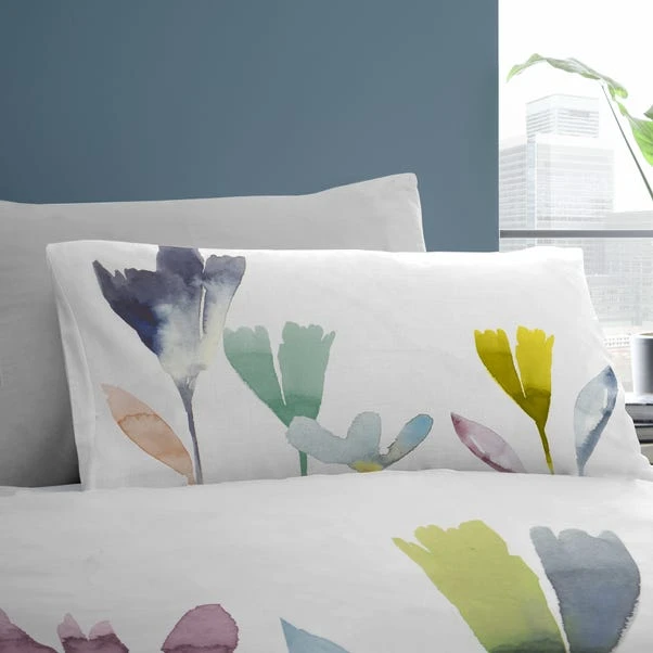 Pollensa Multicoloured Floral Duvet Cover And Pillowcase Set 8 Pollensa Multicoloured Floral Duvet Cover And Pillowcase Set - Image 6