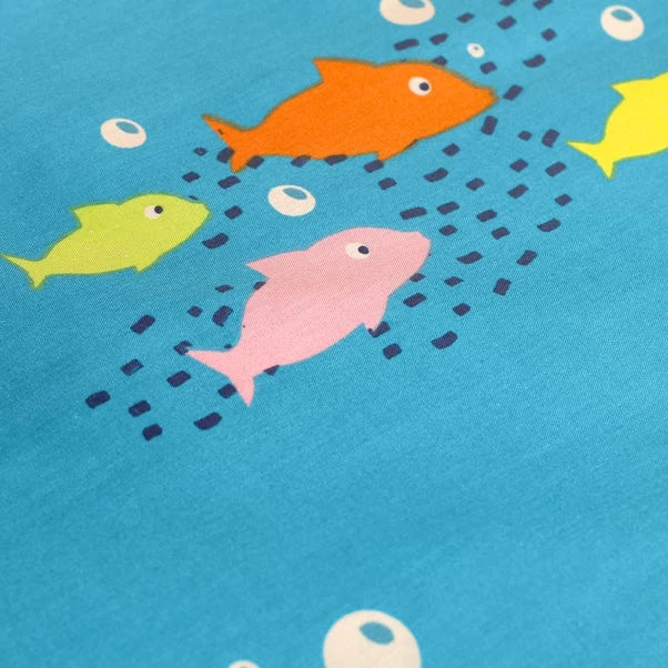 Sealife Multicoloured Single Fitted Sheet 4 Sealife Multicoloured Single Fitted Sheet - Image 2