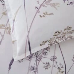 Dorma Purity Meadow Mauve Oxford Pillowcase Pair 8 Dorma Purity Meadow Mauve Oxford Pillowcase Pair -Dunelm Shop 30862290 alt02