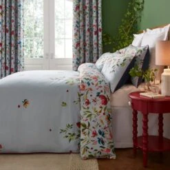 Dorma Modern Romance Vintage Blue 100% Cotton Duvet Cover & Pillowcase Set 37 Dorma Modern Romance Vintage Blue 100% Cotton Duvet Cover & Pillowcase Set -Dunelm Shop 30862302 alt03