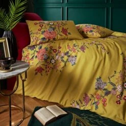 Tiverton Floral Trail Cotton Sateen Duvet Cover And Pillowcase Set 24 Tiverton Floral Trail Cotton Sateen Duvet Cover And Pillowcase Set -Dunelm Shop 30862376 alt03