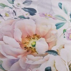 Tansy Floral Cotton Sateen Duvet Cover And Pillowcase Set -Dunelm Shop 30862378 alt04