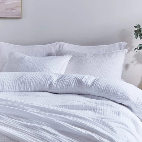 Cotton Muslin Duvet Cover And Pillowcase Set 7 Cotton Muslin Duvet Cover And Pillowcase Set - Image 5