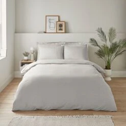 Super Soft Microfibre Plain Duvet Cover And Pillowcase Set 28 Super Soft Microfibre Plain Duvet Cover And Pillowcase Set -Dunelm Shop 30862859