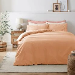 Soft Washed Recycled Cotton Duvet Cover And Pillowcase Set 41 Soft Washed Recycled Cotton Duvet Cover And Pillowcase Set -Dunelm Shop 30862990 alt07