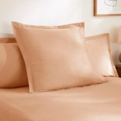 Soft Washed Recycled Cotton Continental Pillowcase 25 Soft Washed Recycled Cotton Continental Pillowcase -Dunelm Shop 30863000