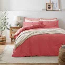 Soft Washed Recycled Cotton Duvet Cover And Pillowcase Set 30 Soft Washed Recycled Cotton Duvet Cover And Pillowcase Set -Dunelm Shop 30863004