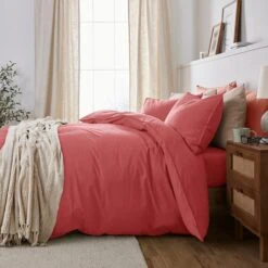 Soft Washed Recycled Cotton Duvet Cover And Pillowcase Set 32 Soft Washed Recycled Cotton Duvet Cover And Pillowcase Set -Dunelm Shop 30863004 alt06