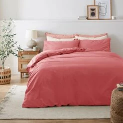 Soft Washed Recycled Cotton Duvet Cover And Pillowcase Set 33 Soft Washed Recycled Cotton Duvet Cover And Pillowcase Set -Dunelm Shop 30863004 alt07