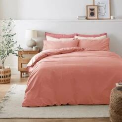 Soft Washed Recycled Cotton Duvet Cover And Pillowcase Set 29 Soft Washed Recycled Cotton Duvet Cover And Pillowcase Set -Dunelm Shop 30863023 alt07