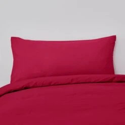 Non Iron Plain Dye Kingsize Pillowcase Pair -Dunelm Shop 30863140