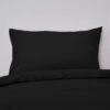 Non Iron Plain Dye Black Standard Pillowcase 1 Non Iron Plain Dye Black Standard Pillowcase -Dunelm Shop 30863175