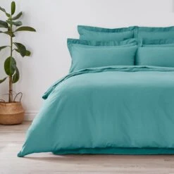 Non Iron Plain Dye Duvet Cover -Dunelm Shop 30863217
