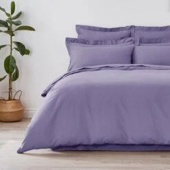 Non Iron Plain Dye Duvet Cover -Dunelm Shop 30863254