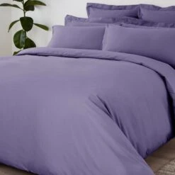 Non Iron Plain Dye Duvet Cover -Dunelm Shop 30863254 alt05
