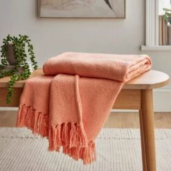 Aris Cotton Weave 130cm X 180cm Throw -Dunelm Shop 30863558