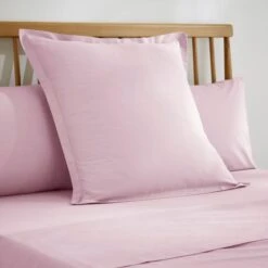 Pure Cotton Continental Square Pillowcase 26 Pure Cotton Continental Square Pillowcase -Dunelm Shop 30863852