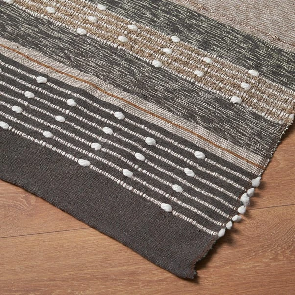 Luxe Brown Woven Throw 4 Luxe Brown Woven Throw - Image 2