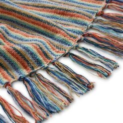 Russell Stripe Throw -Dunelm Shop 30864111 alt02