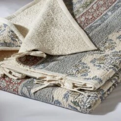 Dorma Deauville 100% Cotton Patchwork Bedspread 9 Dorma Deauville 100% Cotton Patchwork Bedspread -Dunelm Shop 30870853 alt01