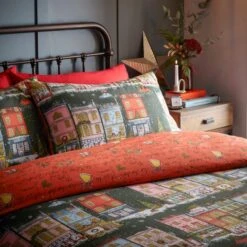 Furn. Christmas Spirit Duvet Cover And Pillowcase Set -Dunelm Shop 30876800 alt02