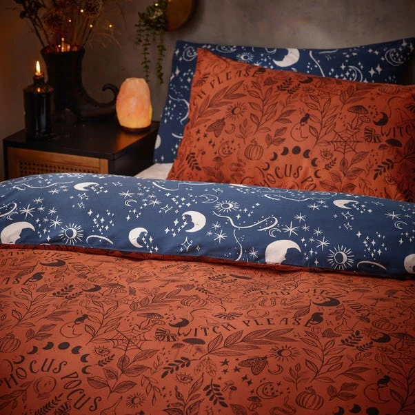 Furn. Witchy Vibes Duvet Cover And Pillowcase Set Rust 13 Furn. Witchy Vibes Duvet Cover And Pillowcase Set Rust - Image 11