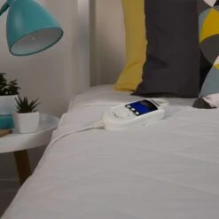 Zanussi Washable Electric Blanket Mattress Protector With Fitted Skirt 11 Zanussi Washable Electric Blanket Mattress Protector With Fitted Skirt -Dunelm Shop 30877313 alt02