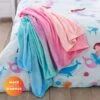 Catherine Lansfield Mermaid Cosy Fleece Blanket -Dunelm Shop 30880245
