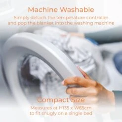 Carmen Full Size Single Electric Blanket 15 Carmen Full Size Single Electric Blanket -Dunelm Shop 30884494 alt05