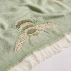 Bee Jacquard Woven Throw 155x170 -Dunelm Shop 30885996 alt03
