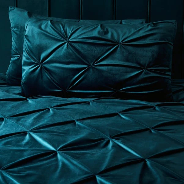 Soiree Mira Teal Duvet Cover And Pillowcase Set 13 Soiree Mira Teal Duvet Cover And Pillowcase Set - Image 11