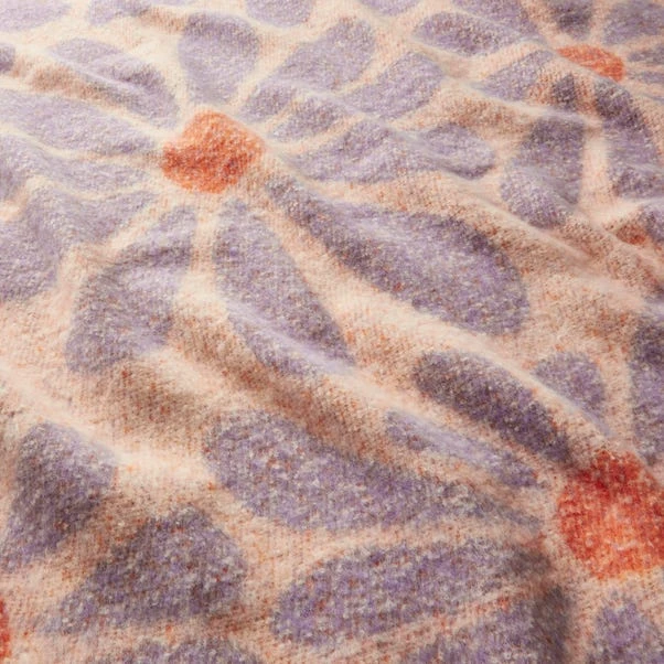 Retro Flower Mohair Throw 130cm X 180cm 10 Retro Flower Mohair Throw 130cm X 180cm - Image 8