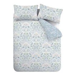 Bianca Hedgerow Hopper 200 Thread Count Cotton Blue Duvet Cover And Pillowcase Set -Dunelm Shop 30892620 alt04