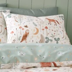 Catherine Lansfield Enchanted Twilight Animals Reversible Duvet Cover & Pillowcase Set 38 Catherine Lansfield Enchanted Twilight Animals Reversible Duvet Cover & Pillowcase Set -Dunelm Shop 30892728 alt02