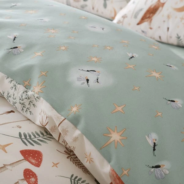 Catherine Lansfield Enchanted Twilight Animals Reversible Duvet Cover & Pillowcase Set 20 Catherine Lansfield Enchanted Twilight Animals Reversible Duvet Cover & Pillowcase Set - Image 18