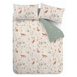 Catherine Lansfield Enchanted Twilight Animals Reversible Duvet Cover & Pillowcase Set 27 Catherine Lansfield Enchanted Twilight Animals Reversible Duvet Cover & Pillowcase Set -Dunelm Shop 30892730 alt05