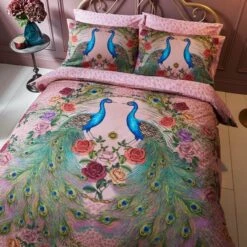 Matthew Williamson Xanadu Peacock Duvet Cover & Pillowcase Set