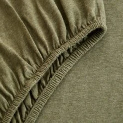 Elements Cotton Jersey Plain Fitted Sheet -Dunelm Shop 30896553 alt05