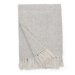 Russell Stripe Throw -Dunelm Shop 30896790 alt03
