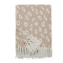 Leopard Print Throw 130x180cm -Dunelm Shop 30896935 alt03